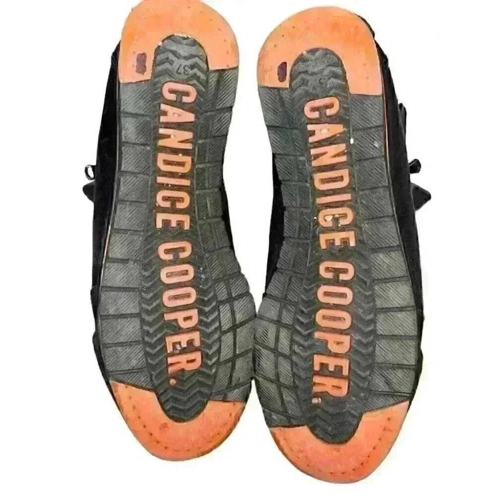 Candice Cooper Men’s Leather Hi Top Sneakers Size 37 Dark Navy